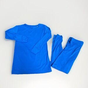Little Sleepies Blue 3T 2 Piece Long Sleeve Pajama Set